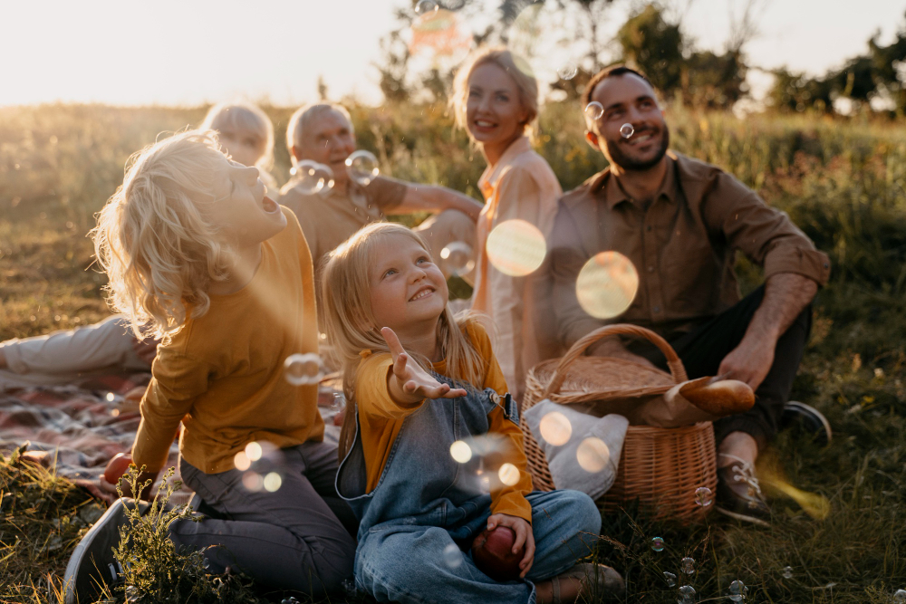 A festival for the whole family, with attendees from all over.
